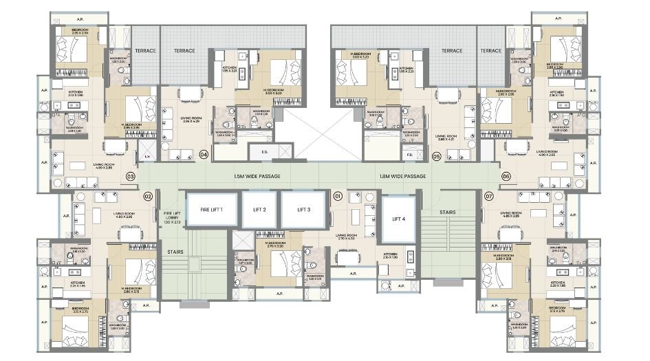 Ekdanta-Rex-Residency-Floor-Plan